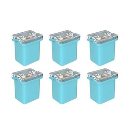 Gebildet 6 Pieces 12V-24V Automotive Low Profile Jcase Box Shaped Assorted Fuse for Trucks, Cars and SUVs, Boats (20A)