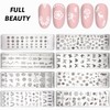 Nail Art Stamping Kit 8 Pezzi Nail Art Stamping Piatti