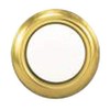 Trine #45G 5/8" Gold Rim With Pearl Center Push Button Doorbell (Unlighted)
