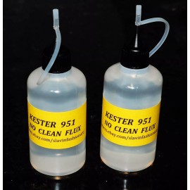 Kester NEEDLE TIP BOTTLE    KESTER 951   Soldering Liquid  Flux NO CLEAN 2x50 ml.