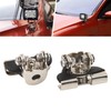 2PCS LED Light Mounting Bracket Steel Rubber Rust Prevention Anti