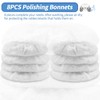OTUAYAUTO 8PCS 7 Inch to 8 Inch Polishing Bonnets -