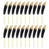 PATIKIL 20 Pcs Feather Ballpoint Pens Bulk 0.5mm Ink Vintage