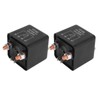 2 Sets 12V Starter Relay Switch 4Pin 200A SPST Heavy