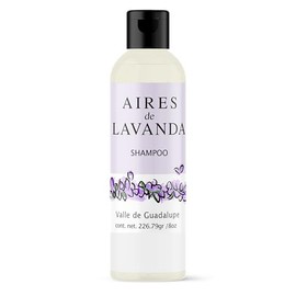Shampoo Aires de Lavanda 240 ml (8 oz) – Aroma Natural de Lavanda – Para Cabello Normal o Graso – Limpieza Suave con Ingredientes Naturales – Sin Sulf