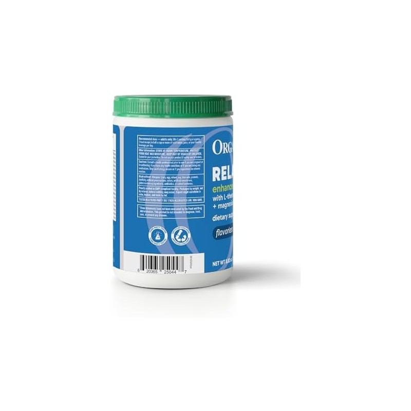 Organika Colágeno Hidrolizado con Bisglicinato de Magnesio y Teanina 250