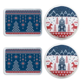 Reusable Snap Heat Pack, Long-Lasting Heat Source for Cold Weather, Hand Warmers fot Cold Days & Outdoor Adventures (Circle+Rectangle)