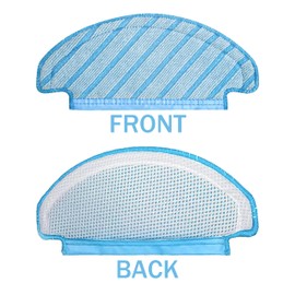 Unikstone 12Pcs Washable Cloth Mop Pads for Ecovacs Deebot Ozmo T8 AIVI T8 Max T8 T8+ Series/ T9 /N8, N8 Pro Plus/ N8 Pro, for Yeedi Vac/Yeedi Vac Max/Yeedi Vac Station Robot Vacuum Replacement Parts