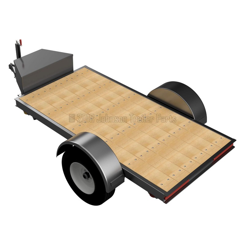 4′ x 8′ Utility Trailer Plans – 3,500 lb Capacity