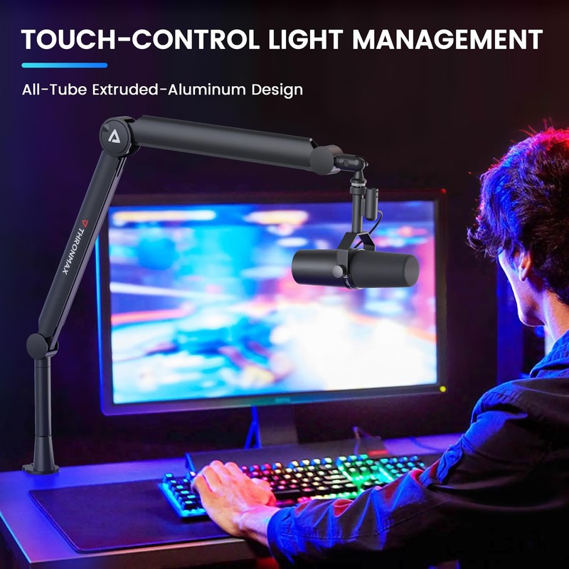 Boom Arm Stand THRONMAX S8 Mic Stand for Game Streaming