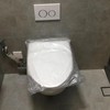 White Dual-Flush Actuator Plate for Concealed Cisterns Compatible with Sigma20