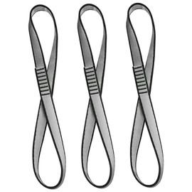 3Pcs Climbing Sling, Polyester Climbing Aider 21.6KN Heavy Duty Rock Sling Runner Webbing Straps for Outdoor, Rappelling, Swing, Yoga Hammock Stick Straps Rock