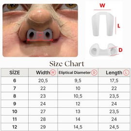 Nostril Retainer | Nostril Retainer for Rhinoplasty Recovery | Nose Retainer for Surgery | Nose Shaper & Support Device | 100% High-Grade Silicone | Post-Surgery Nostril Shaping & Recovery Aid (9)