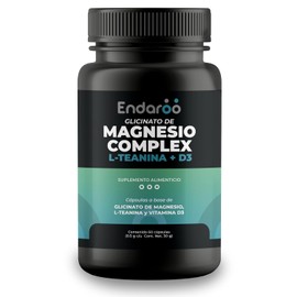 Glicinato Complex con L-Teanina y Vitamina D3 | Magnesio de Alta Absorción | Apoyo para Relajación, Descanso y Sistema Nervioso | Equilibrio Muscular e Inmunológico | Sin Aditivos