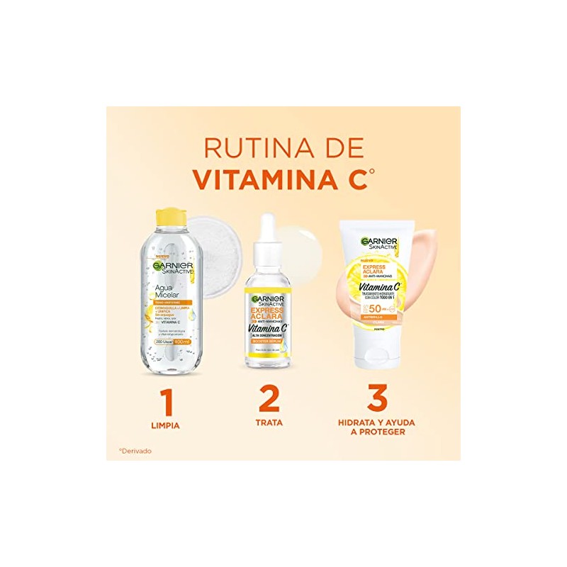 Garnier Skin Active Kit Express Aclara: Sérum, Todo en 1