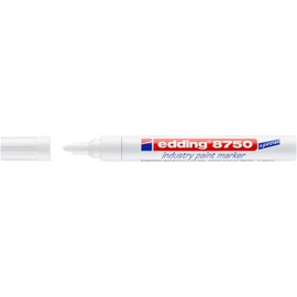Edding Pack of 3 8750 Industrial Markers White 2-4mm