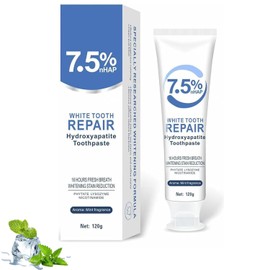 tebazoew Pastas Dentales Con Hidroxiapatita Para Proteger El Esmalte Y Fortalecer Los Dientes, Fórmula Sin Flúor Para Dientes Sensibles, Fórmula Suave Y Eficaz, Menta Suave, Aliento Fresco(1 Unidad) 1