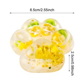 MUNSKT Squishy Giant Paw Toy, Cat Paw Toy, Anti-Stress Squishy Cat Paw Squishy Toy, Toy for Large Cats, Fidget Toys for (Pineapple)