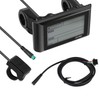 Giilayky SW900 Ebike LCD Display 36V E-Bike LCD Meter Panel