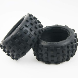 TITRACING Rear Knobby Off Road Tire Tyre for Rovan HPI King Motor Baja 5B SS