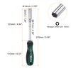 sourcing map Metric Nut Driver 10mm CR-V Non-Magnetic Tip Hollow
