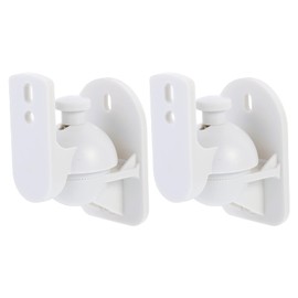 TEHAUX 2pcs Surround Sound Wall Mount Bracket Speaker Wall Mount for Home Theater Sturdy Abs Material