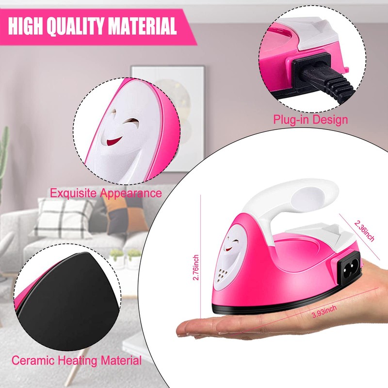 ACHENYUANYUAN Mini Heat Press Small Iron Portable Heat Press Machine