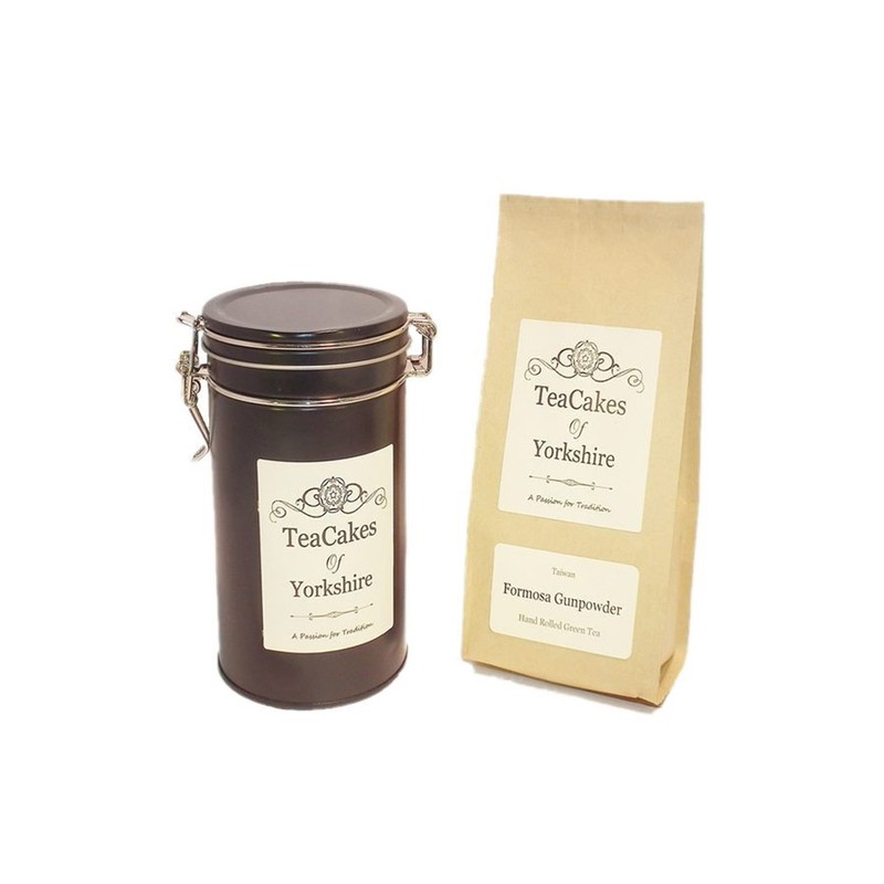 Formosa Gunpowder Tea Gift Caddy 100g Airseal Green Loose Leaf