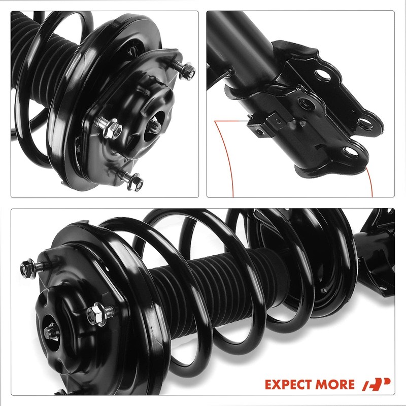 A-Premium Front Pair (2) Complete Strut & Coil Spring Assembly