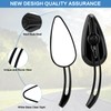 VG MOTO Motorcycle Skull Teardrop Rearview Mirror 8mm 10mm Side