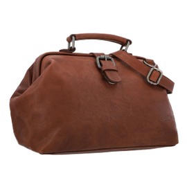 Gusti Shoulder Bag Leather Lilith Women and Men Vintage Leather Handbag Doctor Bag Brown, brown