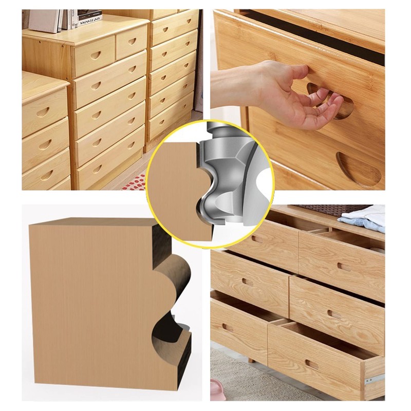 LEPEVNEY End Milling Cutter Bit Finger Pull Bit Router Bit