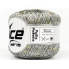 Ice Yarns Petite Paillette Grey with Gold Mini Sequin 78419