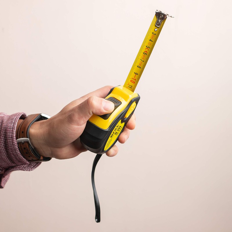 DREL Steel Tape Measure Tape Roll Magnetic Closure Retractable Self