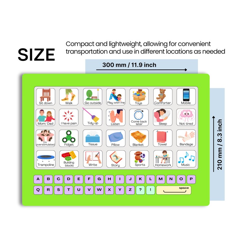 Communication Boards Set- Non Verbal Aid for Autism Kids and
