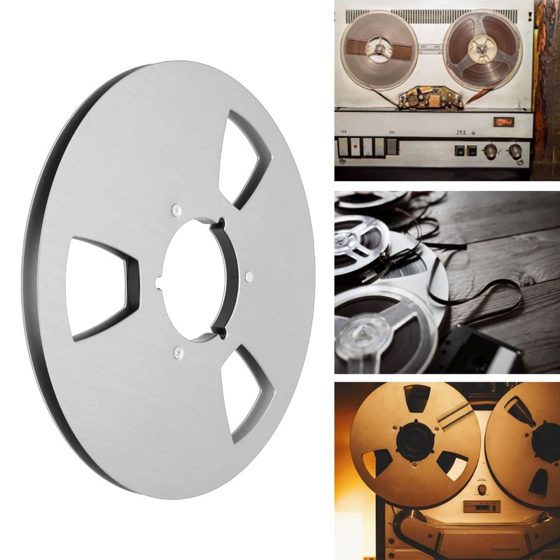 1/4 10.5 Inch Empty Takeup Reel 3 Hole Aluminum Alloy
