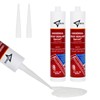 Self-Leveling Lap Sealant, Kitchen, Bath, Window, and More, White, 2