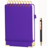 Simind Top Spiral Notebook 5x7 Leather Steno Pad 300 Pages