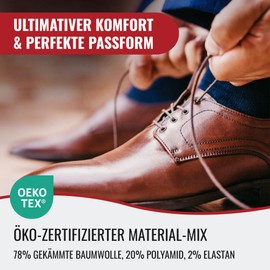 Mat & Vic's Men's Socks UK 8.5–11, 12–15, 2.5–5 or 5.5–11, Cotton Socks, 5 or 10 Pairs, Oeko-Tex 100, Made in Europe, for Leisure, Suits, Business Women's and Men's Socks