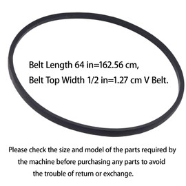 954-04145 Lawn Mower Deck Belt for Troy-Bilt MTD Cub Cadet CC760, Replaces 754-04145 754-04145A 954-04145A Ariens 07216200 07216300 V Belt 1/2" x 64"