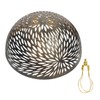 Small Dome Lamp Shades,Metal Dome Light Bulb Cover,8" Diameter, 4.1"