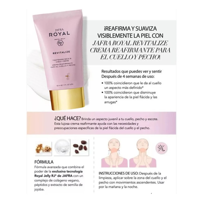 Jafra Crema Reafirmante Para El Cuello Y Pecho Revitalize