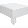 Unique Party Clear Plastic Tablecloth, 108" x 54"