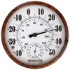 Indoor Outdoor Thermometer Hygrometer - 10 Inch Outdoor Thermometer Large