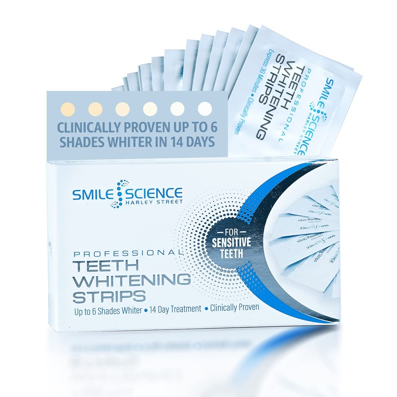 Teeth Whitening Strips 56 Strips, Twin Pack - Up to