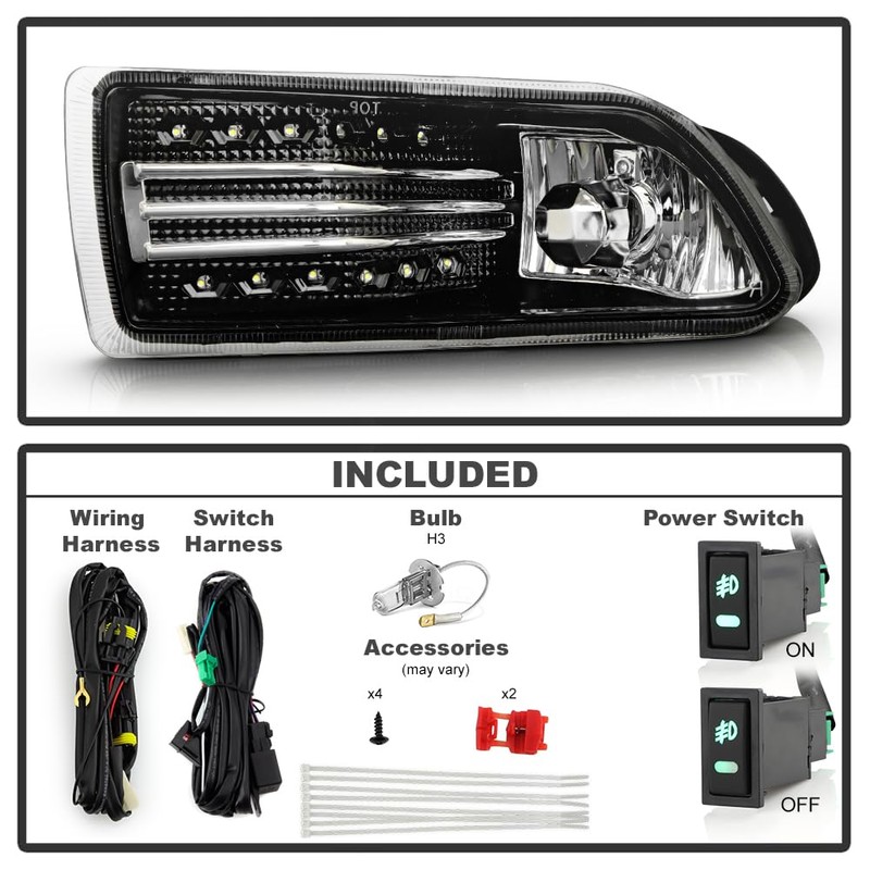 ACANII - For 2005-2010 Scion TC Driving Bumper Fog Lights