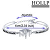 Pulsera de enfermera profesional de HOLLP con texto en inglés