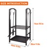 LCyindu Firewood Rack Fireplace Tool Set, Outdoor Log Rack, Fire