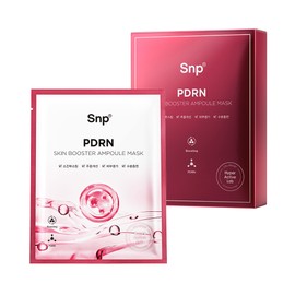 SNP PDRN Skin Booster Ampoule Elasticity Mask Pack 10 sheets / SNP PDRN 스킨부스터 앰플 탄력 마스크 팩 10매입