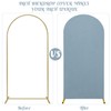 Set of 2 Wedding Arch Stand Cover Round Top Spandex